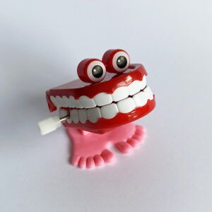 Dentadura Con Ojos A Cuerda