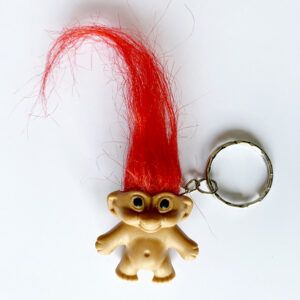 Llavero Troll Pelo Rojo