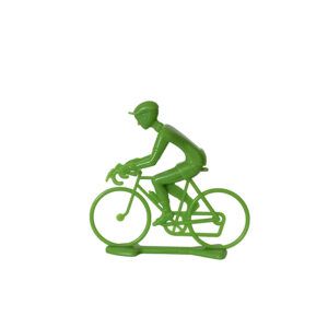 Ciclista De Plástico Color Verde