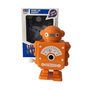 Robot Cabeza Redonda Naranja