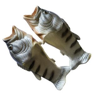 Sandalias Goma Forma Pez Grandes