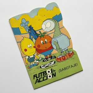 Cómic Troquelado Fútbol En Acción Sabotaje Naranjito