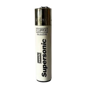 Mechero Clipper Oasis Supersonic Fondo Blanco