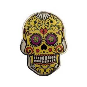Imán Catrina Corazón Rojo