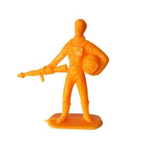 Figura Plástico Astronauta Casco En Brazo