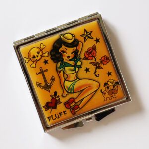 Espejo De Bolsillo Marinera Pin Up