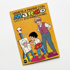 Cuaderno Dibujo Vamos A Pintar Con Marco 1976