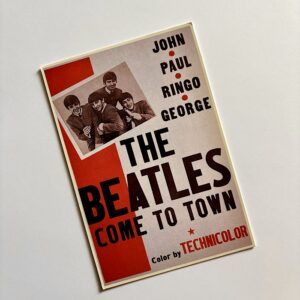 Postal The Beatles Come To Town