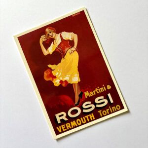 Postal Martini Rossi Vermouth